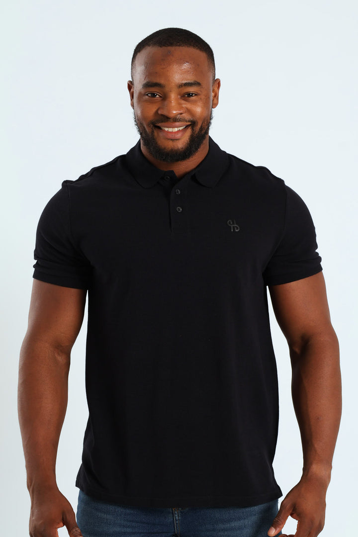 Basic Regular Fit Golfer - Black