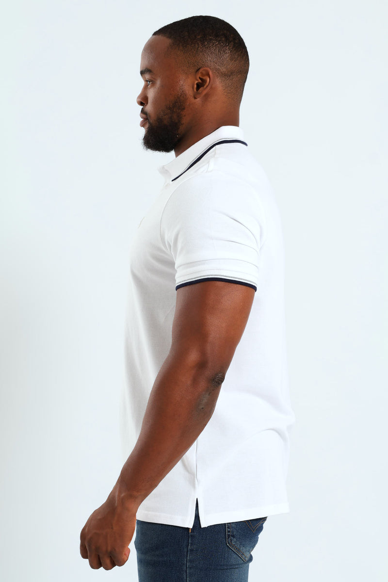 Tipped Golfer - White