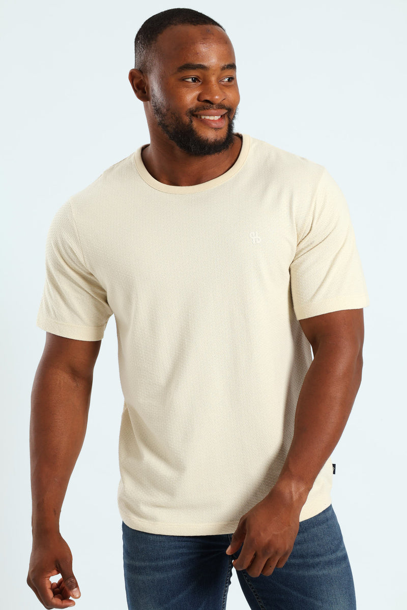 Surf Int Crew Tee - Light Stone