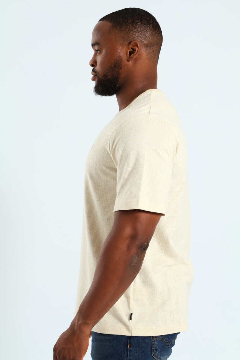 Surf Int Crew Tee - Light Stone