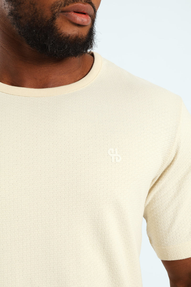 Surf Int Crew Tee - Light Stone