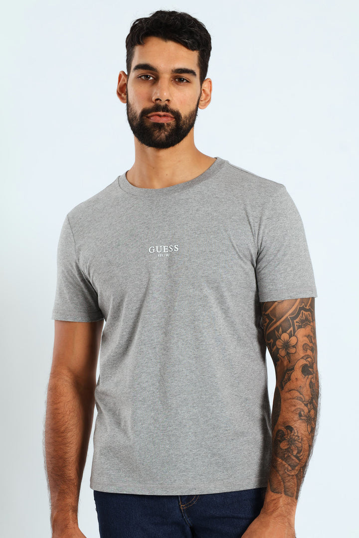 Aidy Cotton Tee - Grey Melange