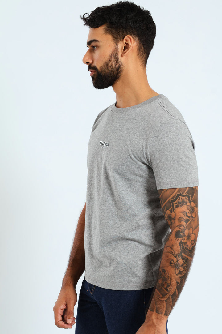 Aidy Cotton Tee - Grey Melange