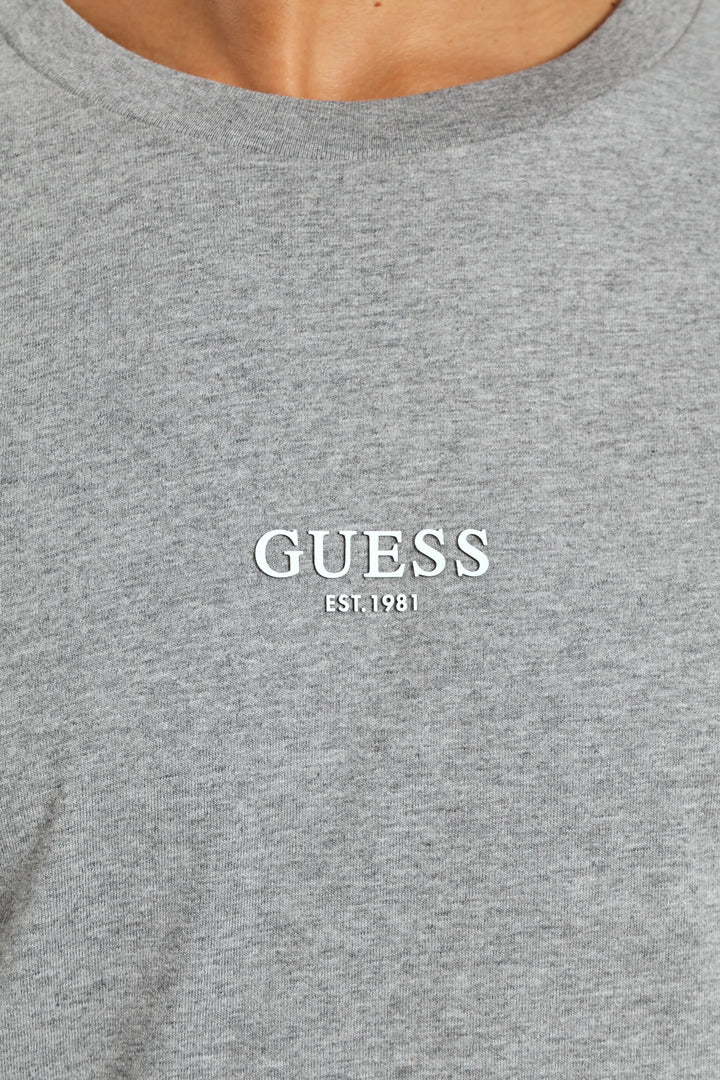 Aidy Cotton Tee - Grey Melange