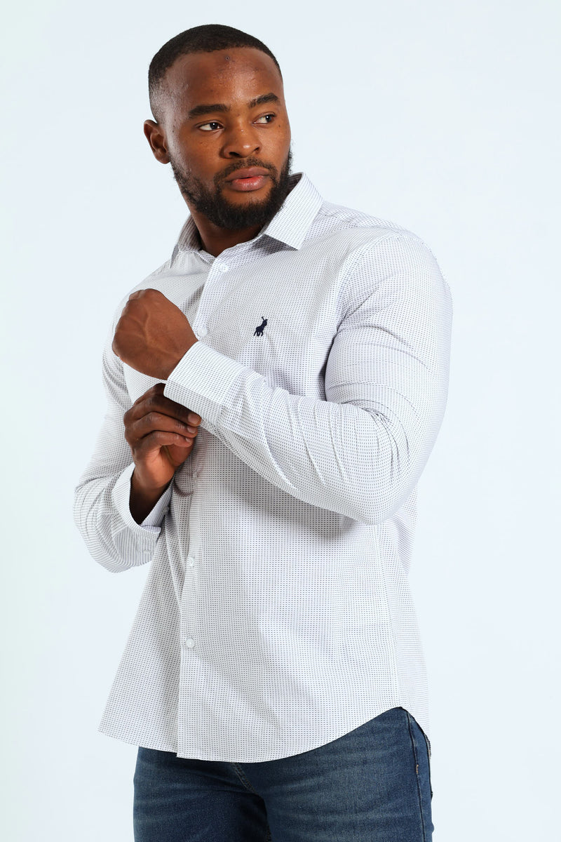 Mahan Long Sleeve Shirt - Blue