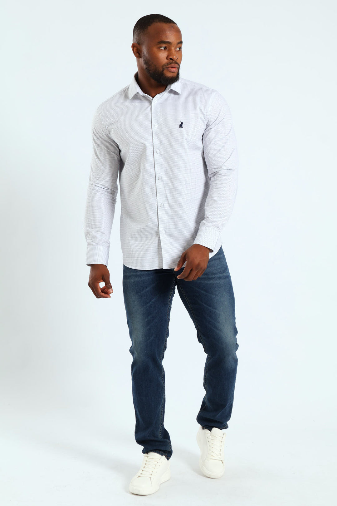Mahan Long Sleeve Shirt - Blue