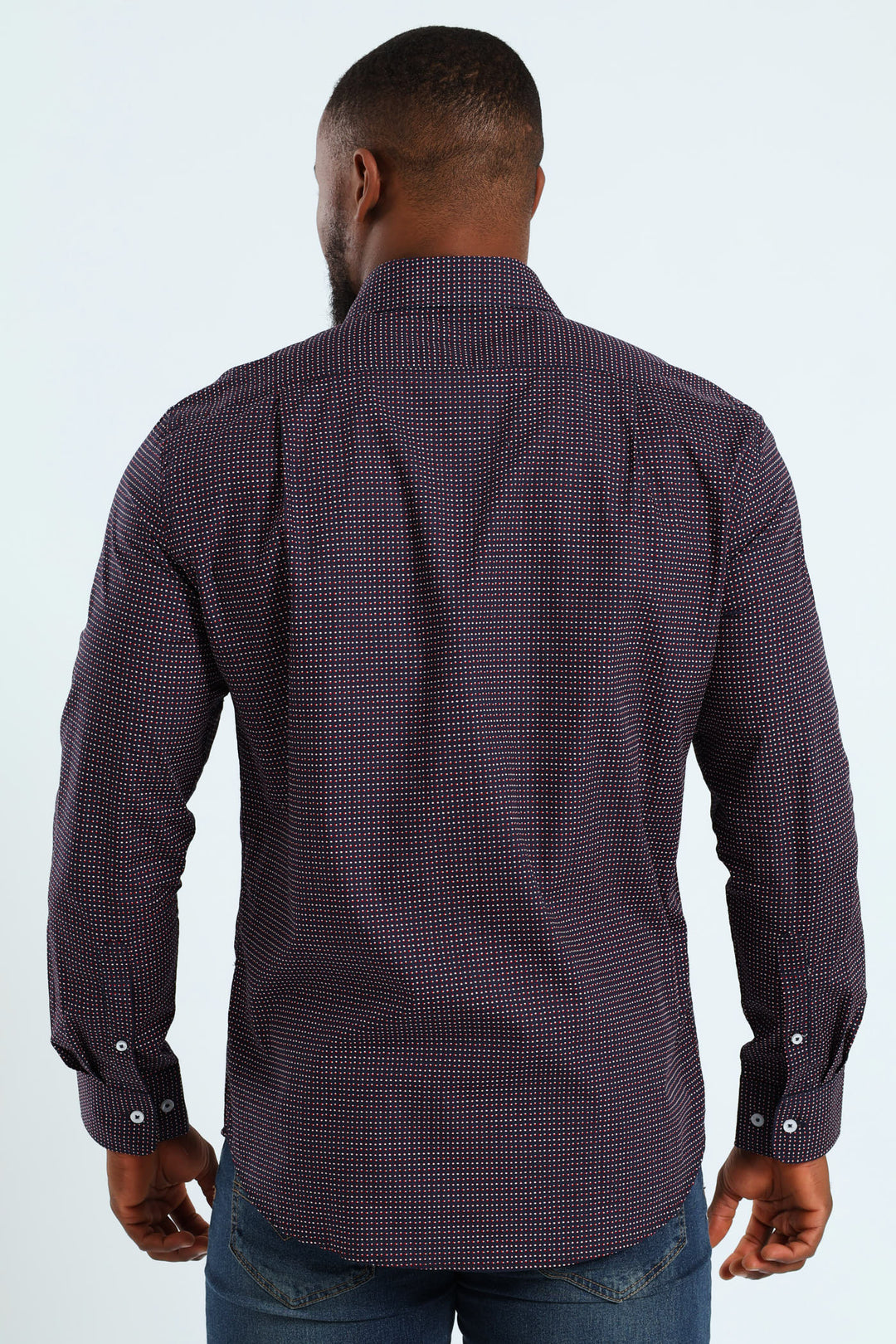 Maxim Long Sleeve Shirt - Navy
