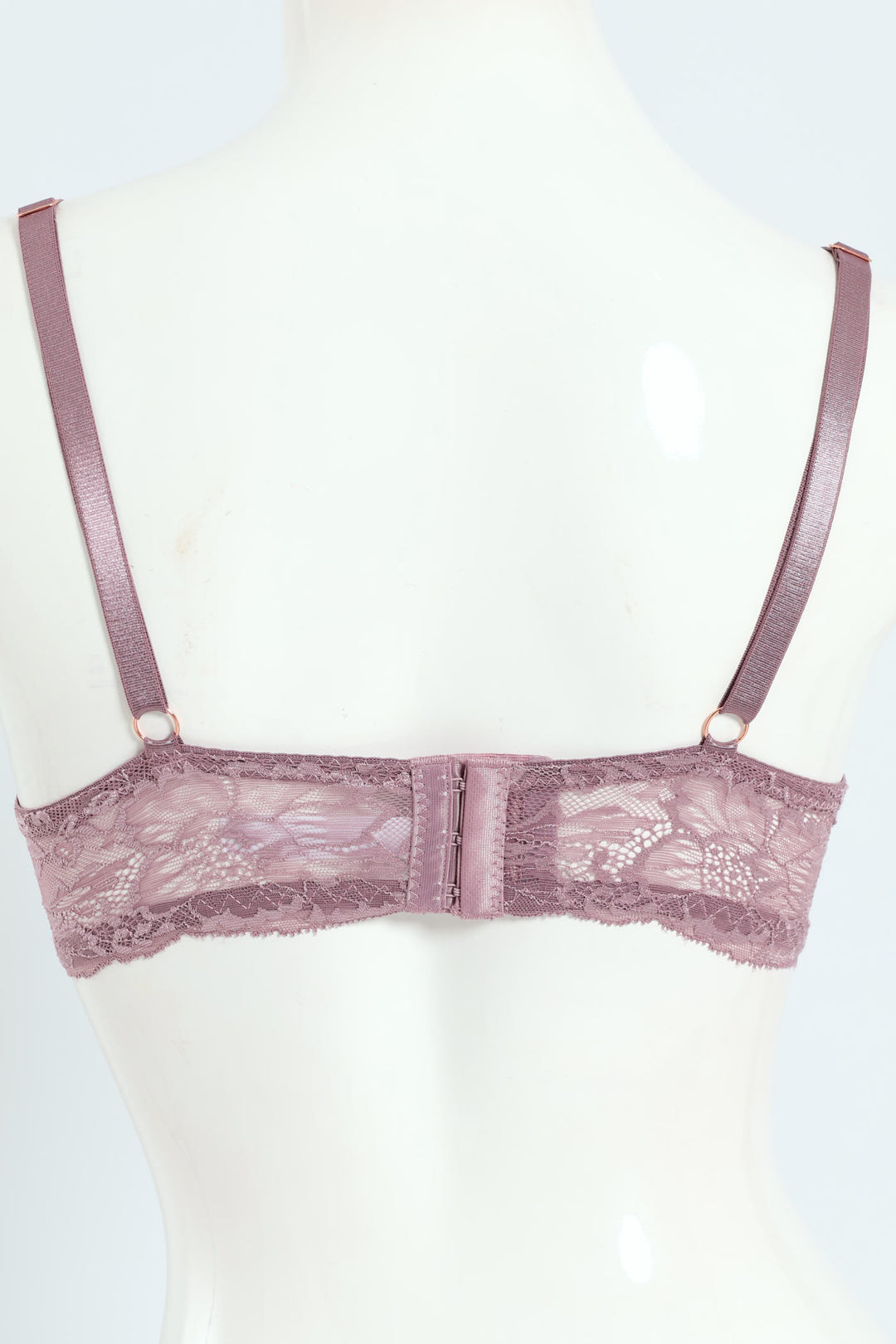 2 Pack Full Lace T-Shirt Bra - Silver/Mauve