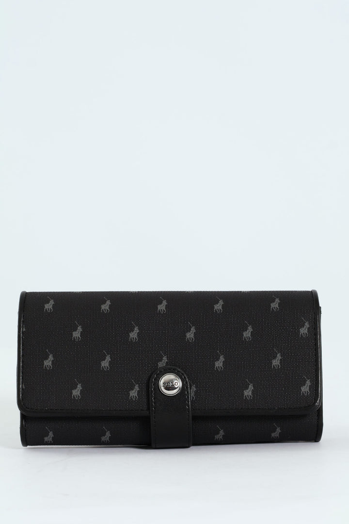 Iconic Trifold Purse - Black