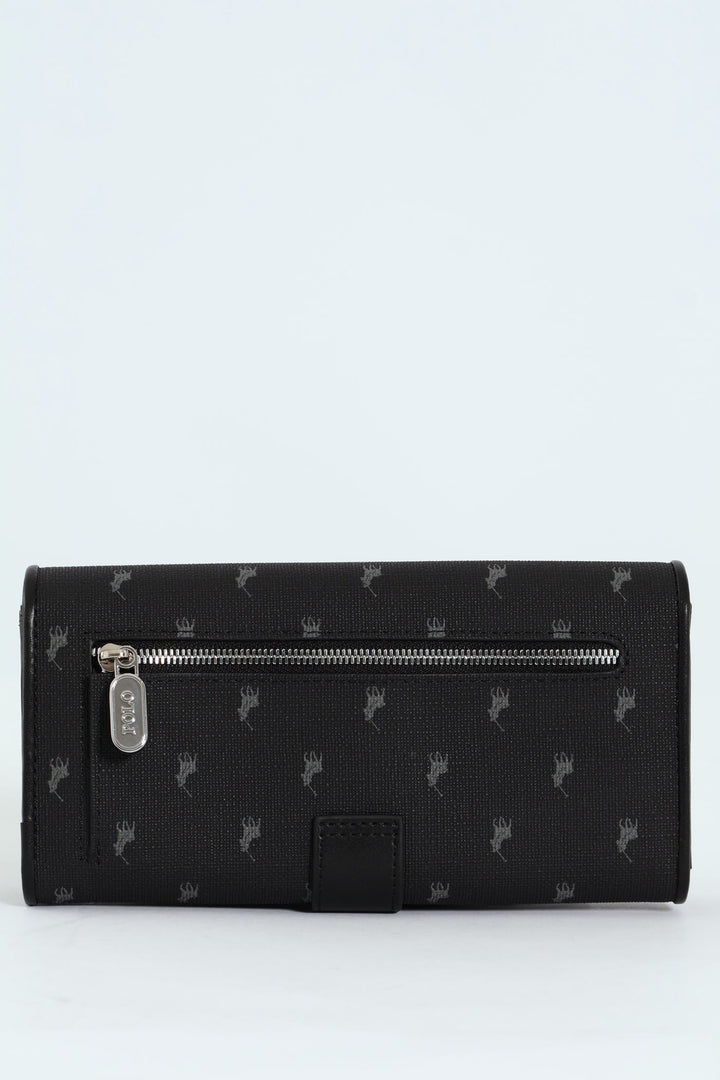 Iconic Trifold Purse - Black