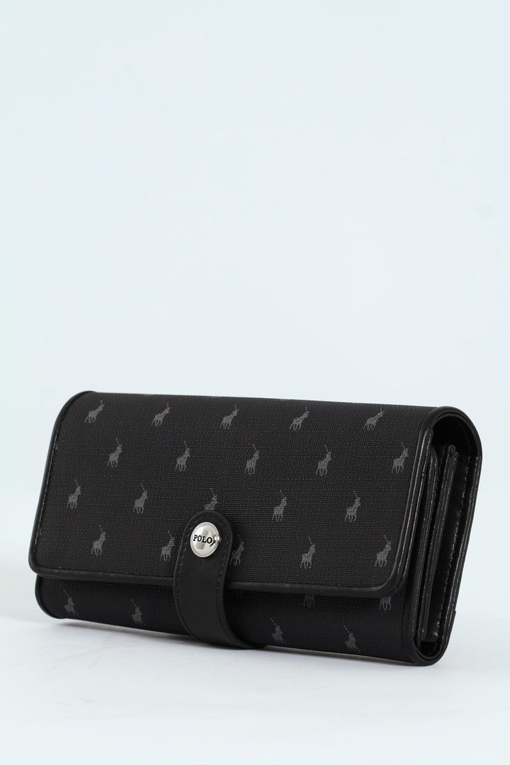 Iconic Trifold Purse - Black
