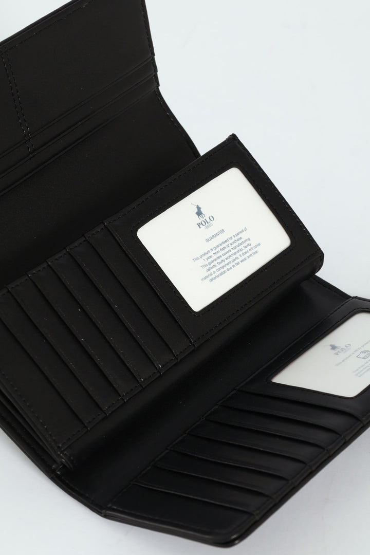 Iconic Trifold Purse - Black