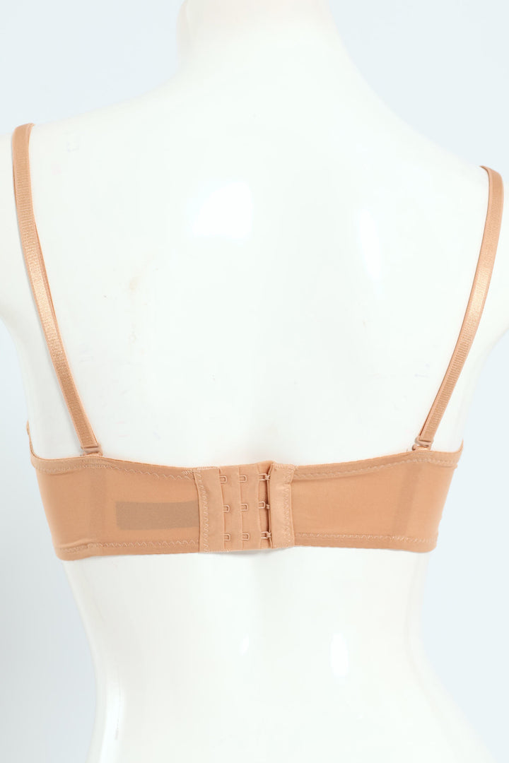 2 Pack Low Plunge Multiway Bra - White/Beige