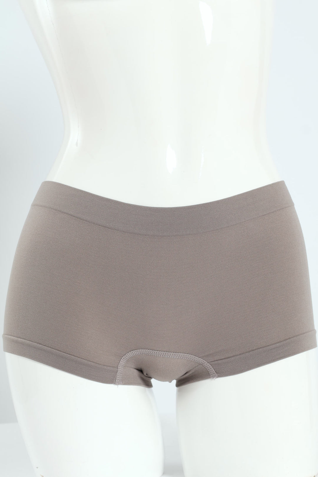 3 Pack Seamless Boyleg Panties - Rose/Black/Grey