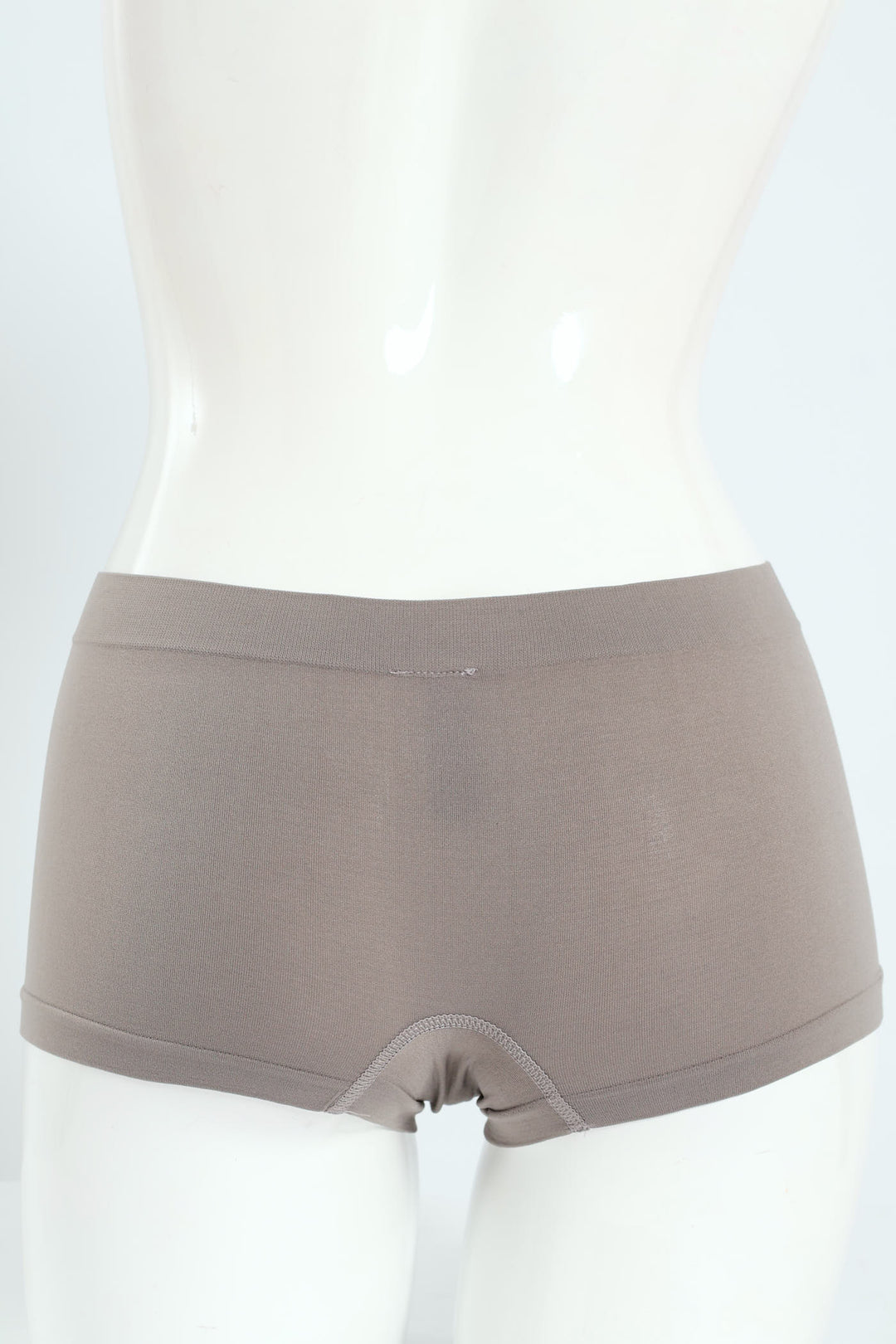 3 Pack Seamless Boyleg Panties - Rose/Black/Grey