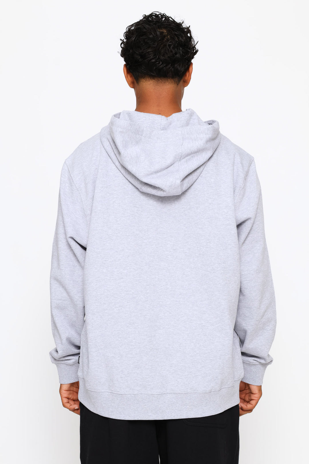 Left Chest Po Fleece Top - Grey