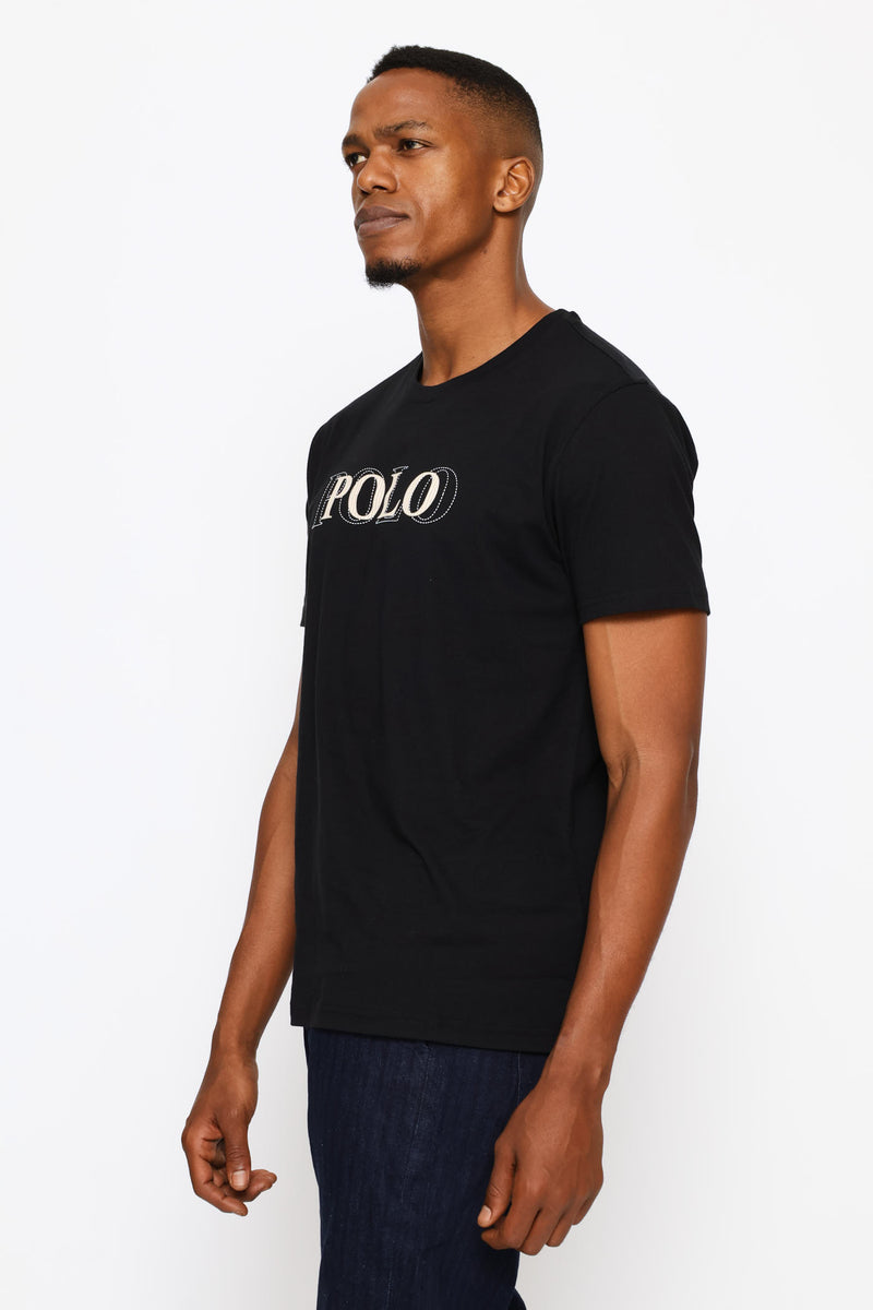 Nate Logo Tee - Black