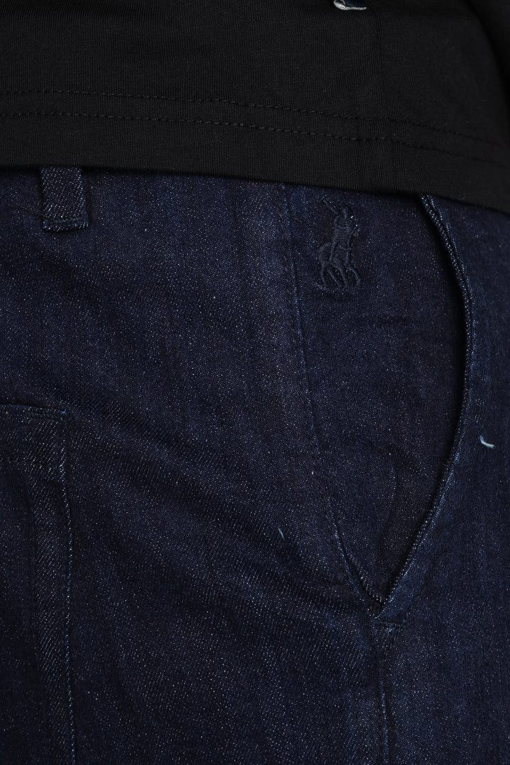 Bohang Herring Bone Chino - Navy