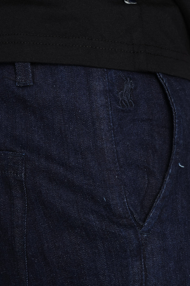 Bohang Herring Bone Chino - Navy