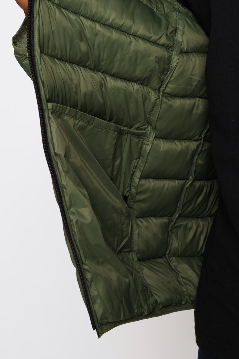 Rocky Quilted Puffer Jacket - Fatigue