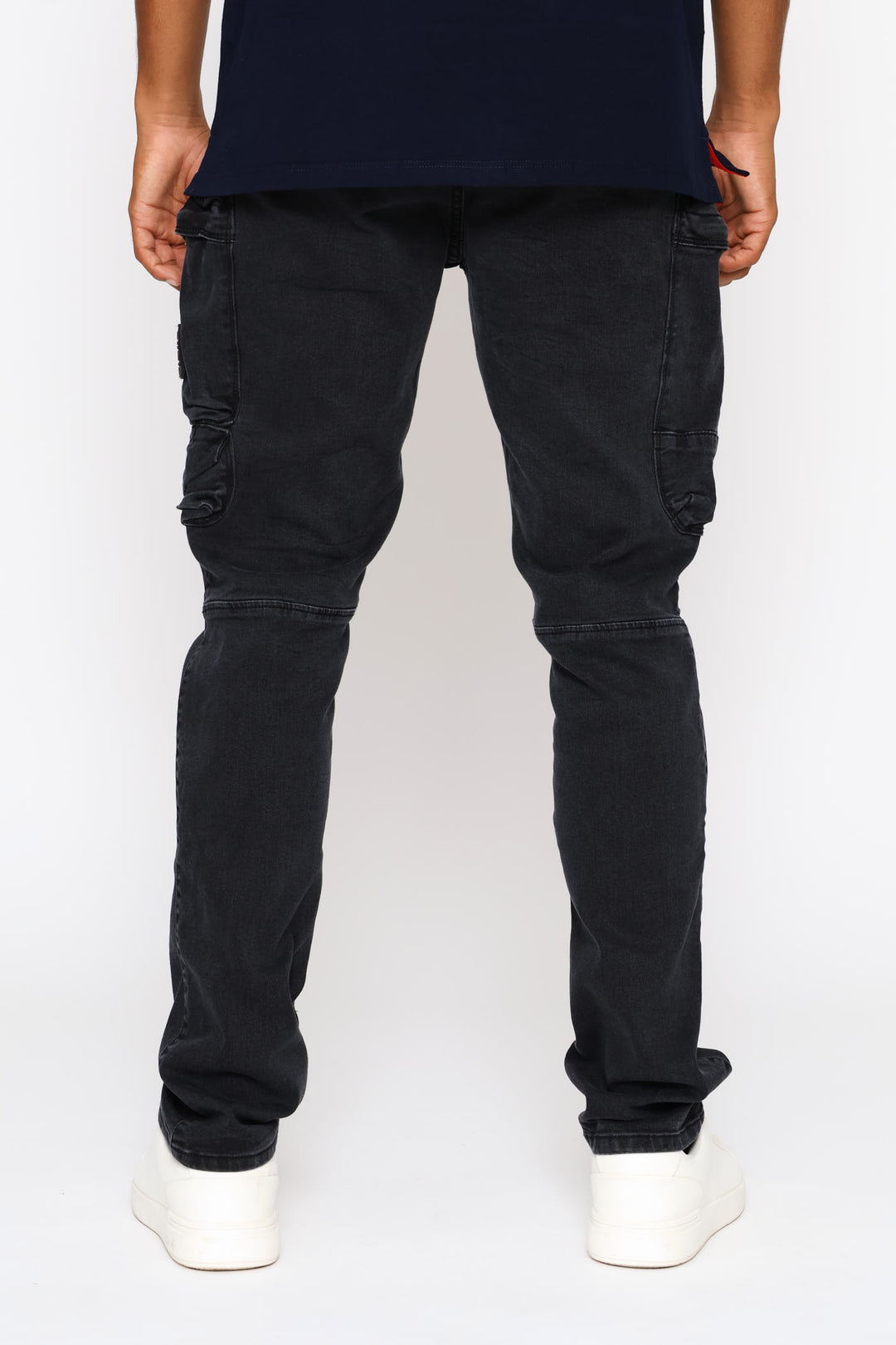 Jorge Cargo Slim Denim - Black