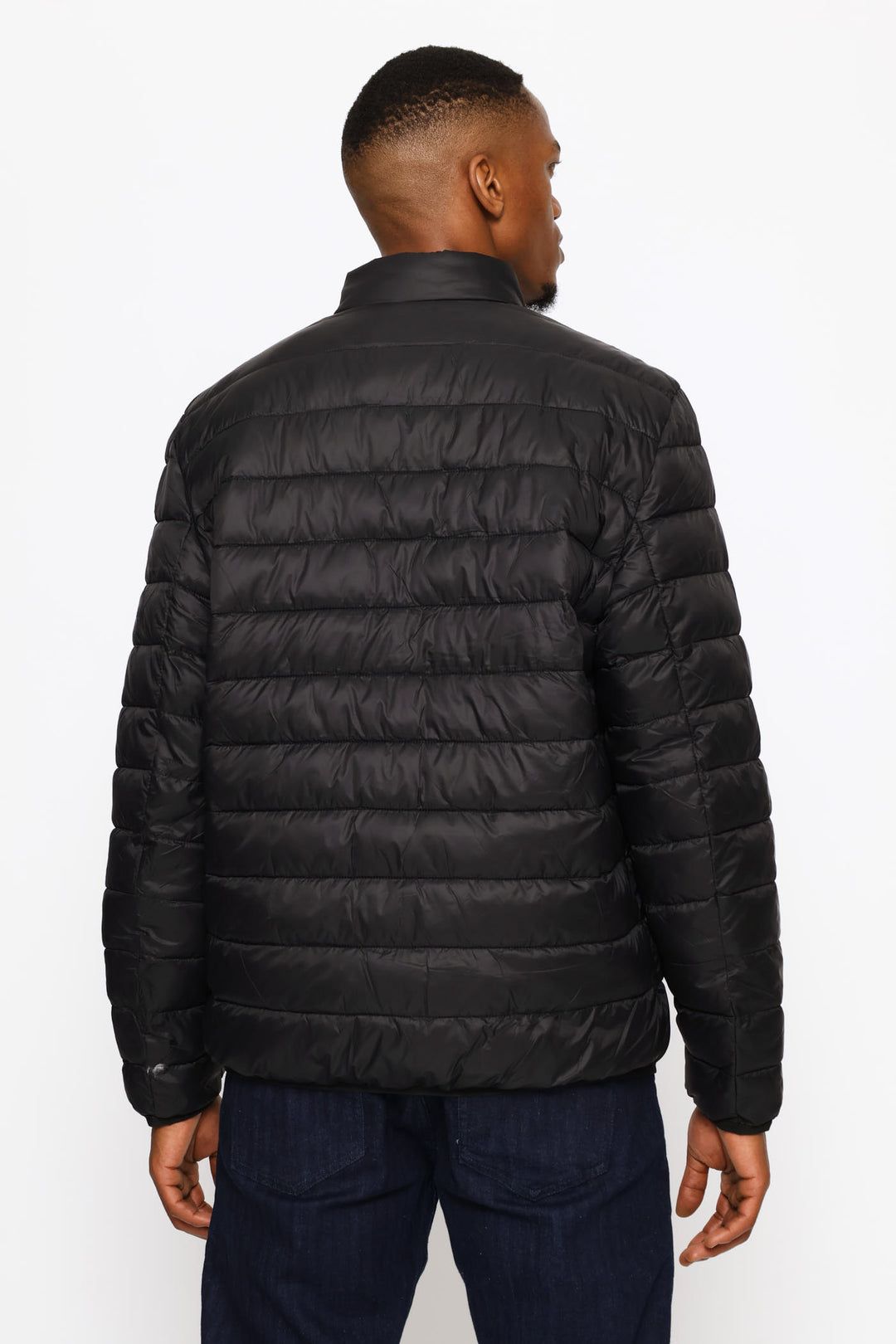 Rocky Quilted Puffer Jacket - Black