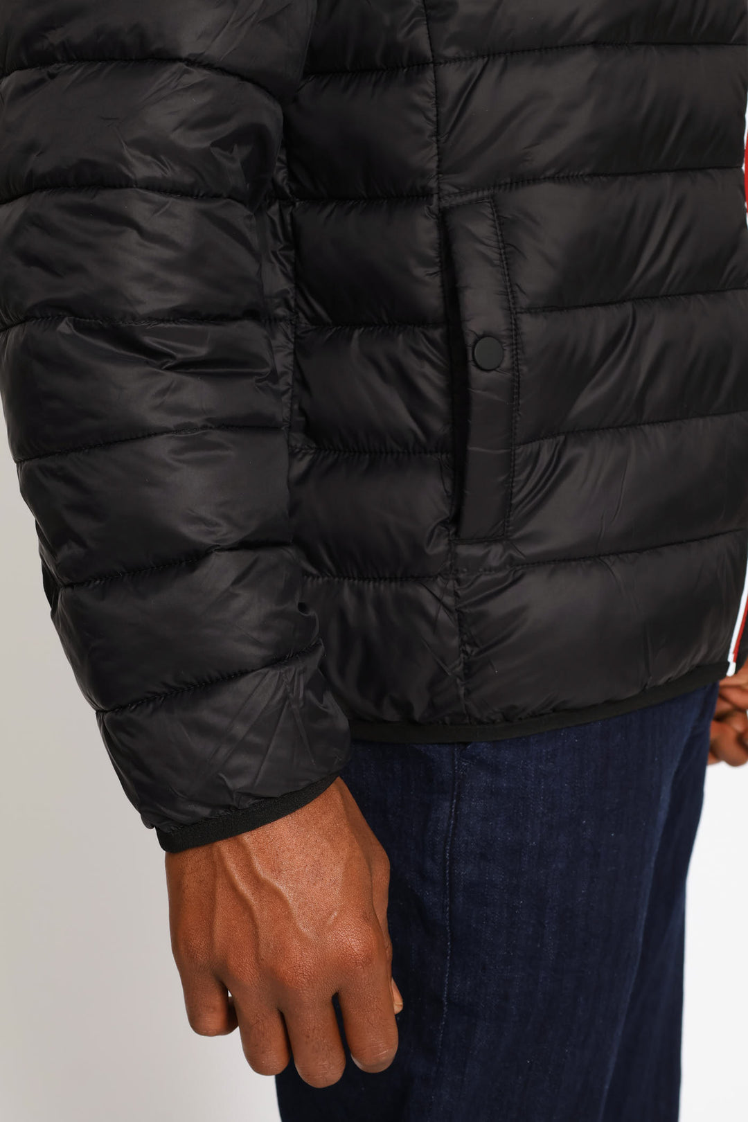 Rocky Quilted Puffer Jacket - Black