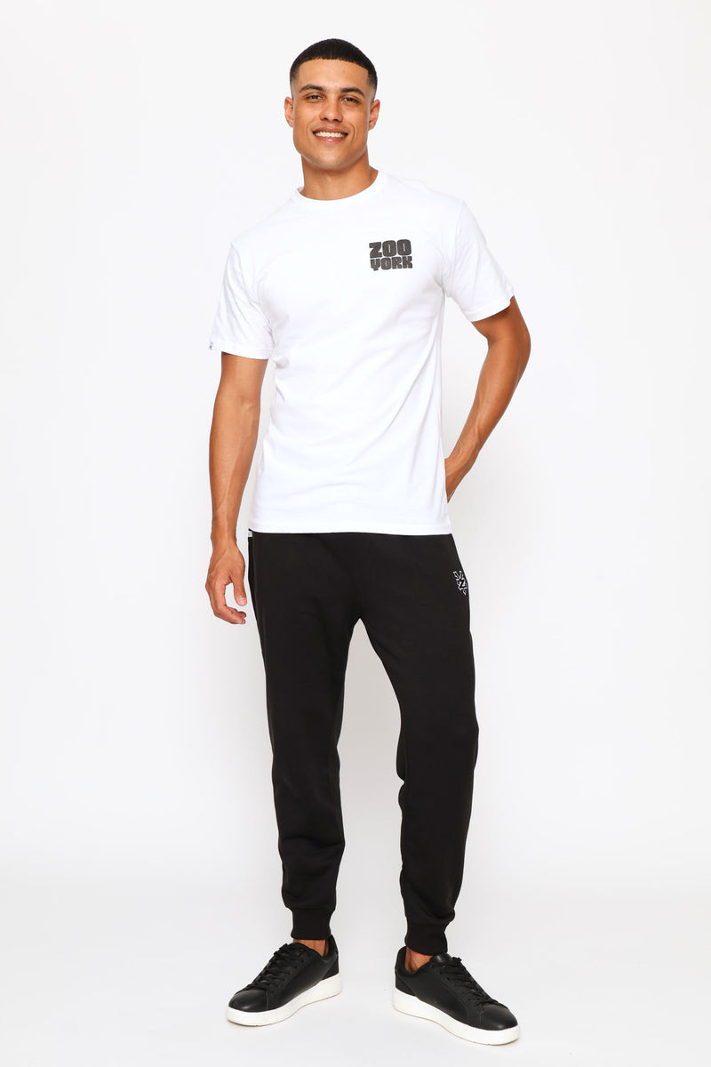 Badge Trackpant - Black