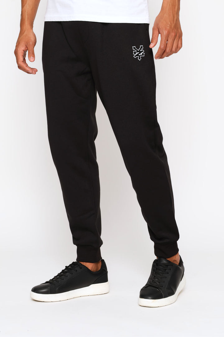 Badge Trackpant - Black