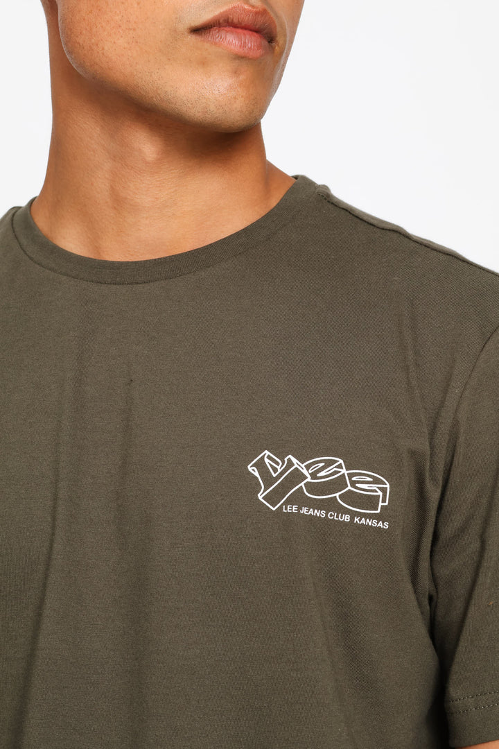 Jeans Club Tee - Fatigue