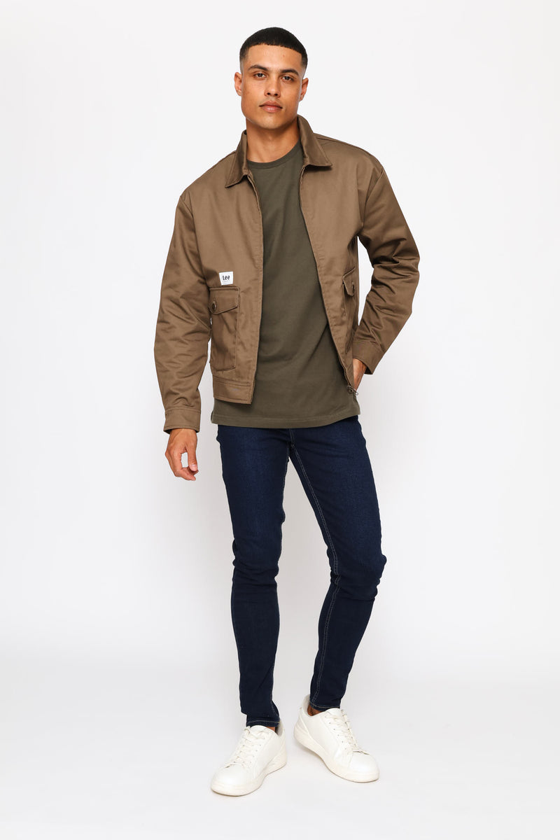 Logo Twill Jacket - Fatigue