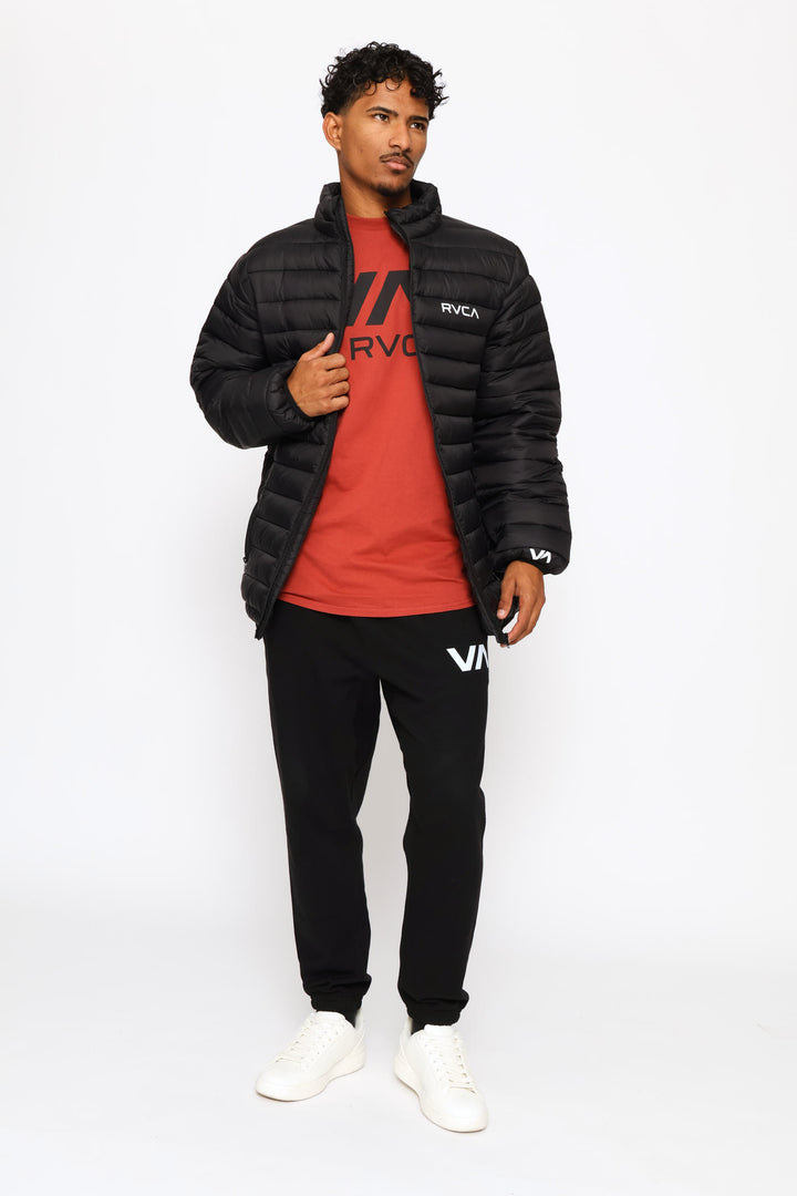 Va Full Zip Puffer Jacket - Black