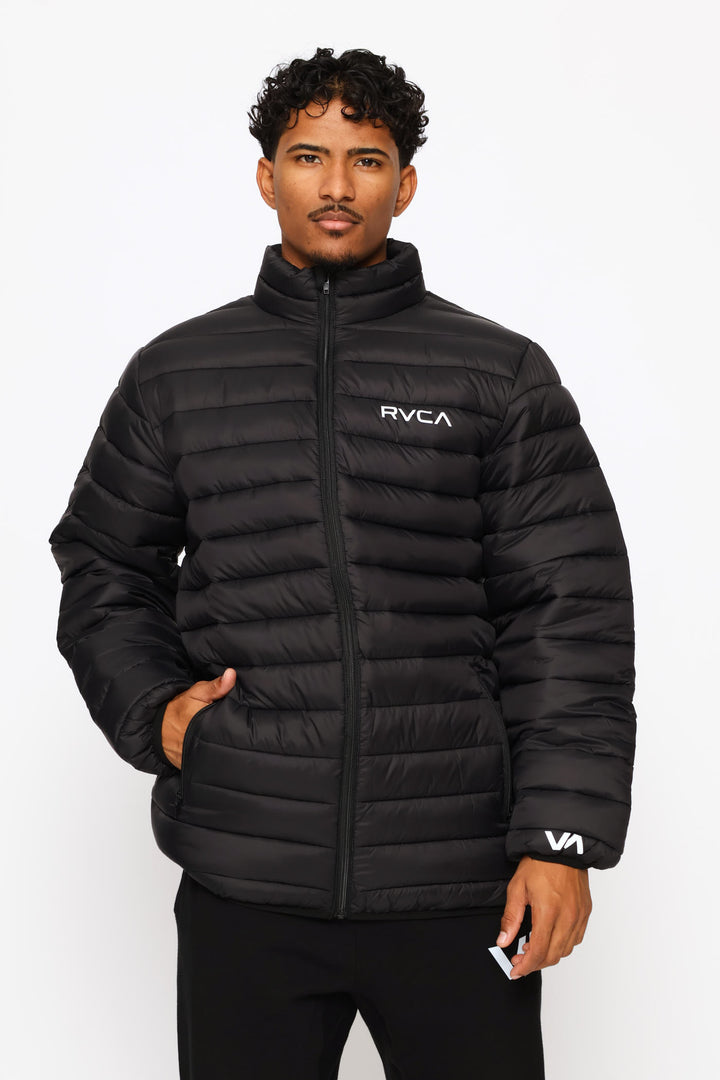 Va Full Zip Puffer Jacket - Black