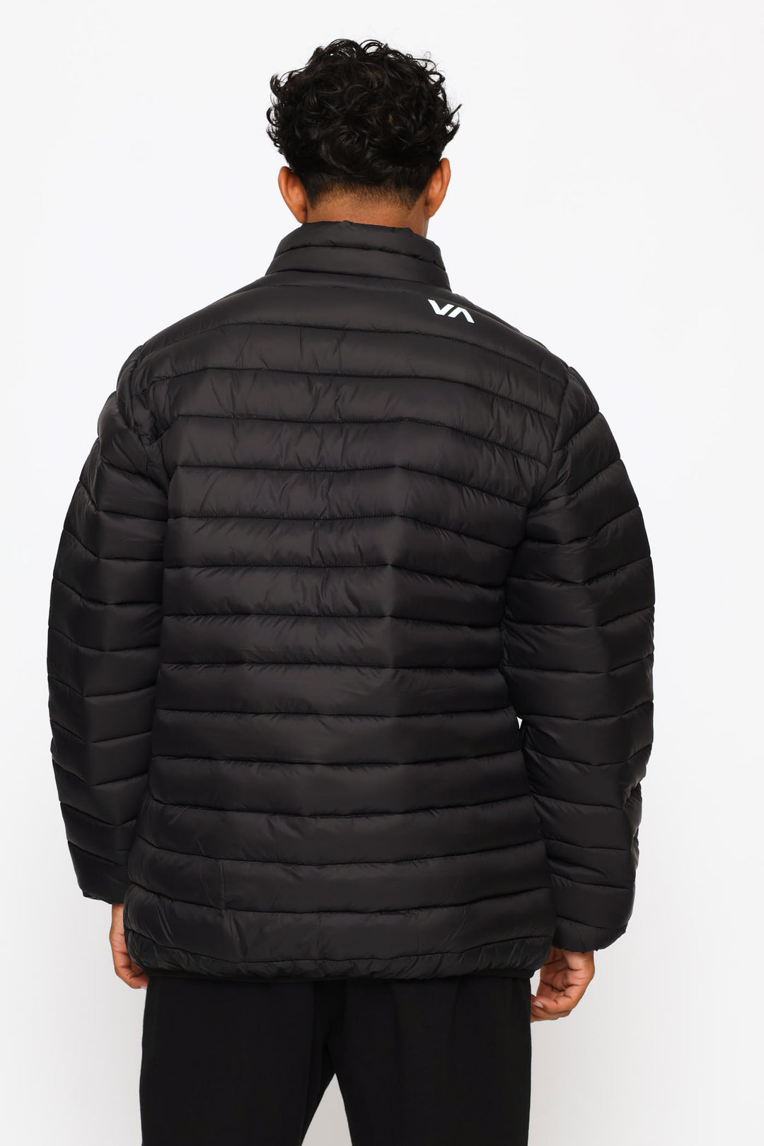Va Full Zip Puffer Jacket - Black