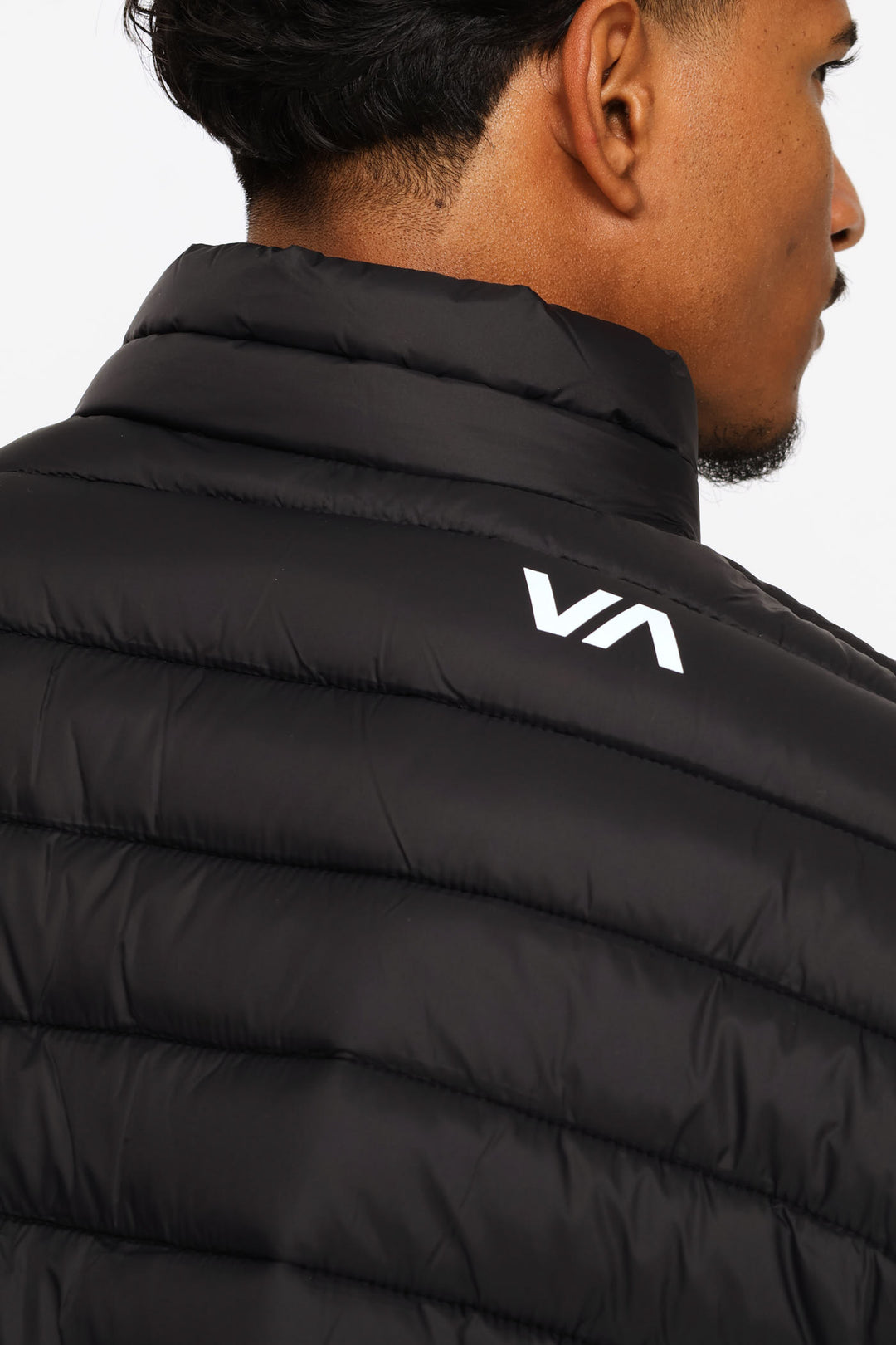 Va Full Zip Puffer Jacket - Black