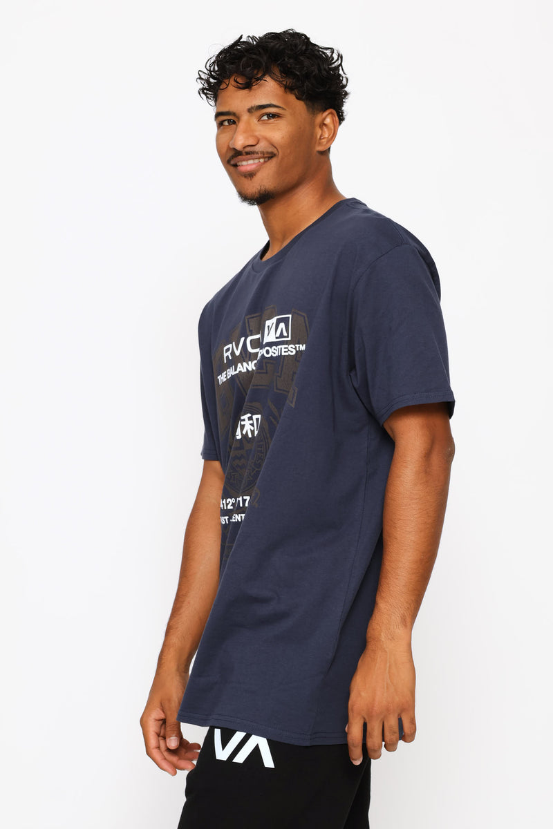 Unitext Short Sleeve Tee - Navy