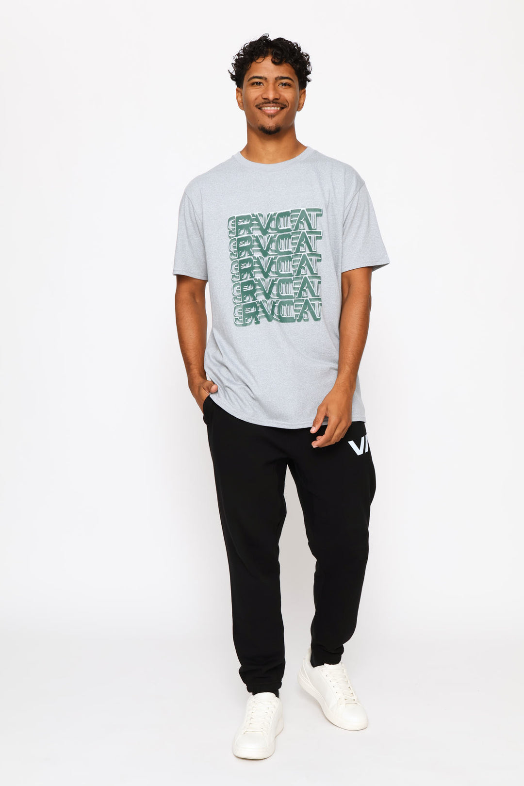 Sport Repeat Tee - Grey
