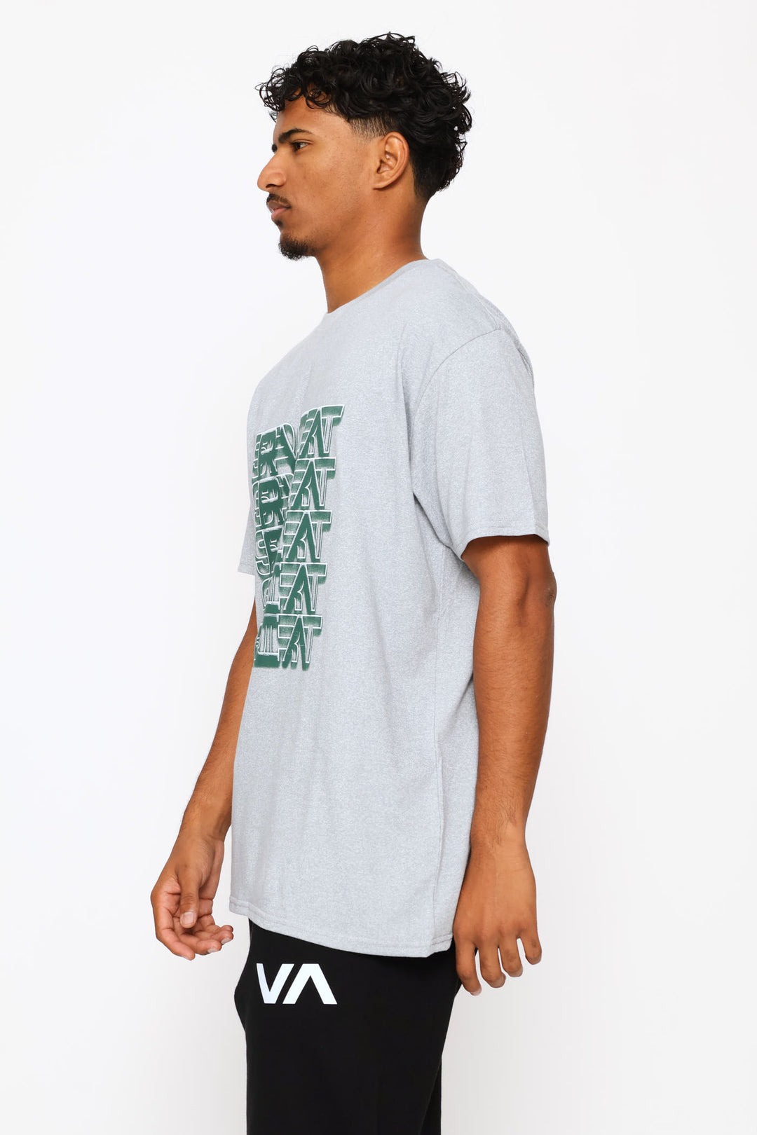 Sport Repeat Tee - Grey