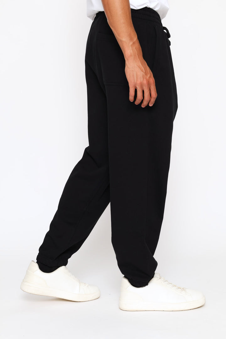 Left Chest Sweatpant - Black