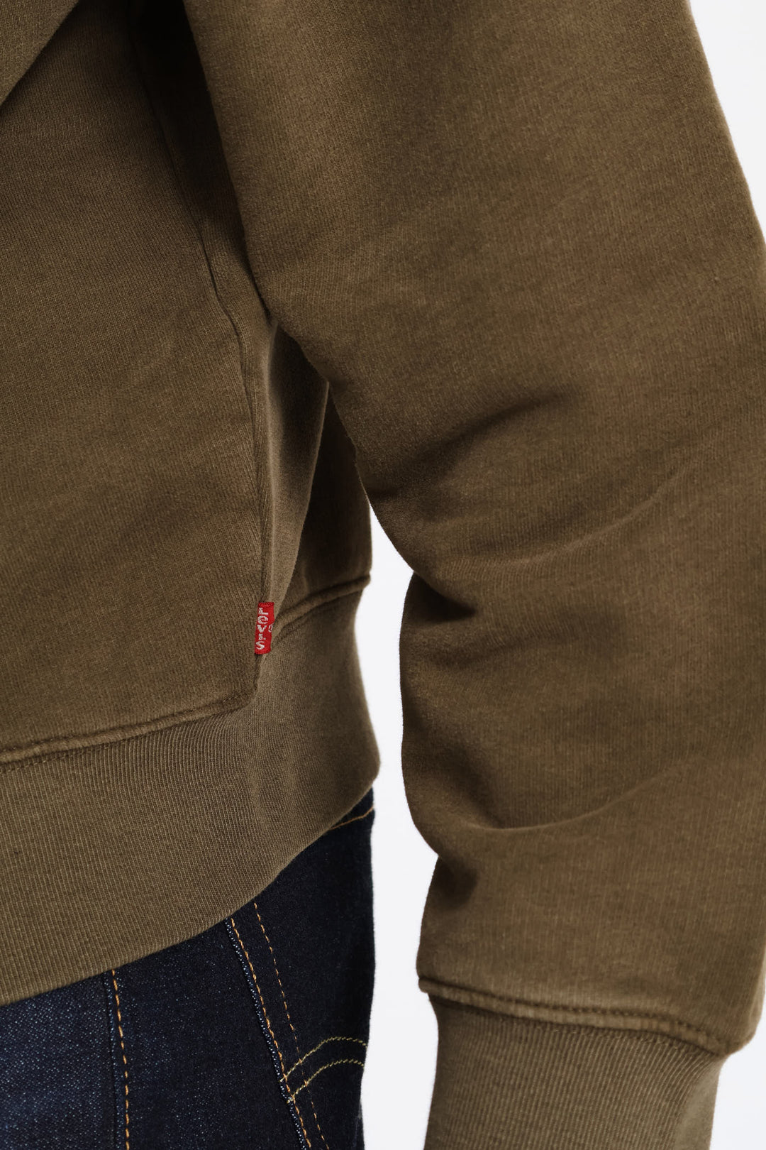Hayes Boxy Full Zip Grunge Sweater - Brown