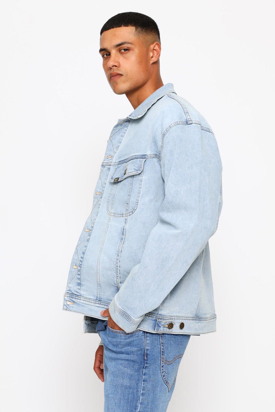 Rider Denim Jacket - Light Wash
