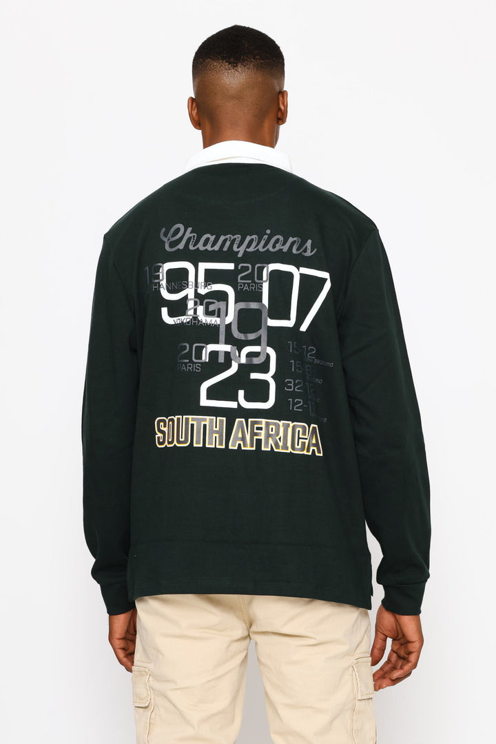 Bok Champs Rugby Jersey - Dark Green