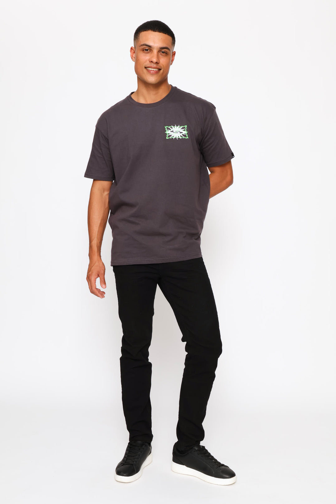Starfish Stamp Tee - Black