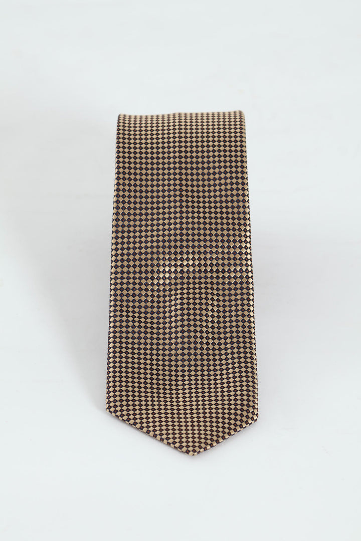 Dotted Tie - Brown