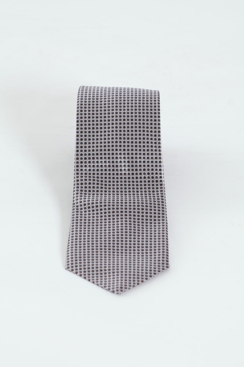 Dotted Tie - Silver