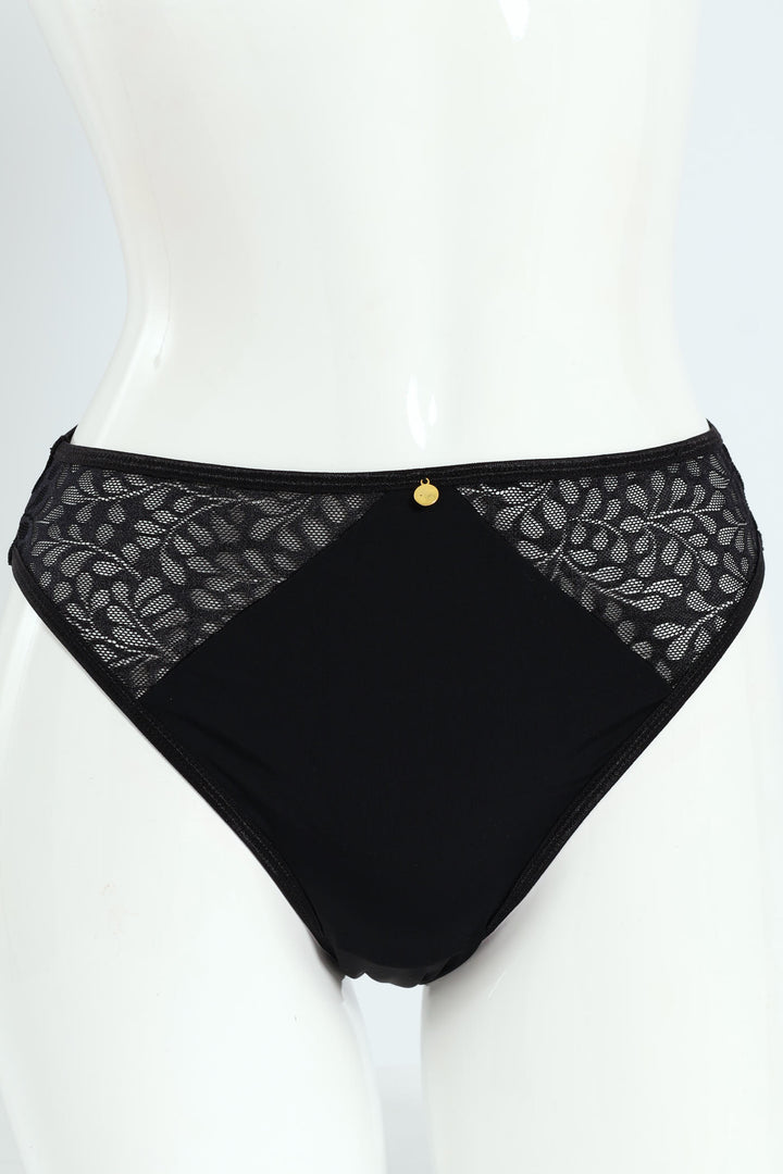 2 Pack Bikini Panties - Black/White