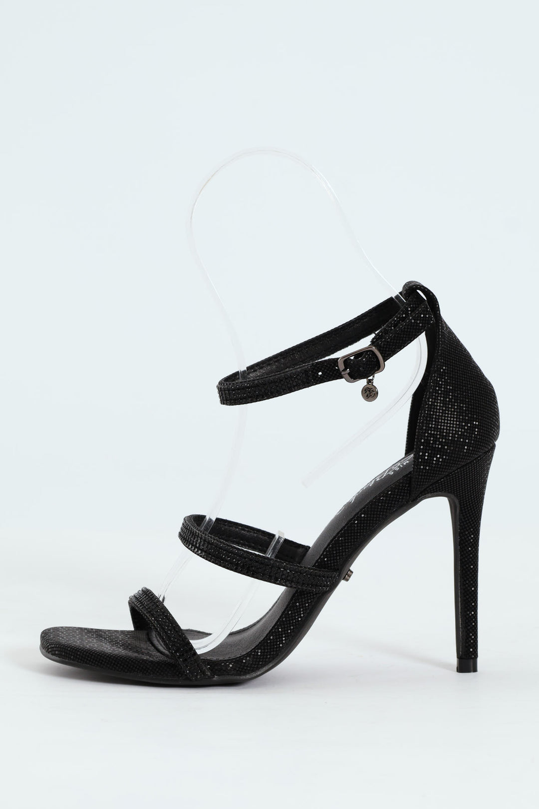Snazz 7 Multi Strap Stiletto Heel - Black