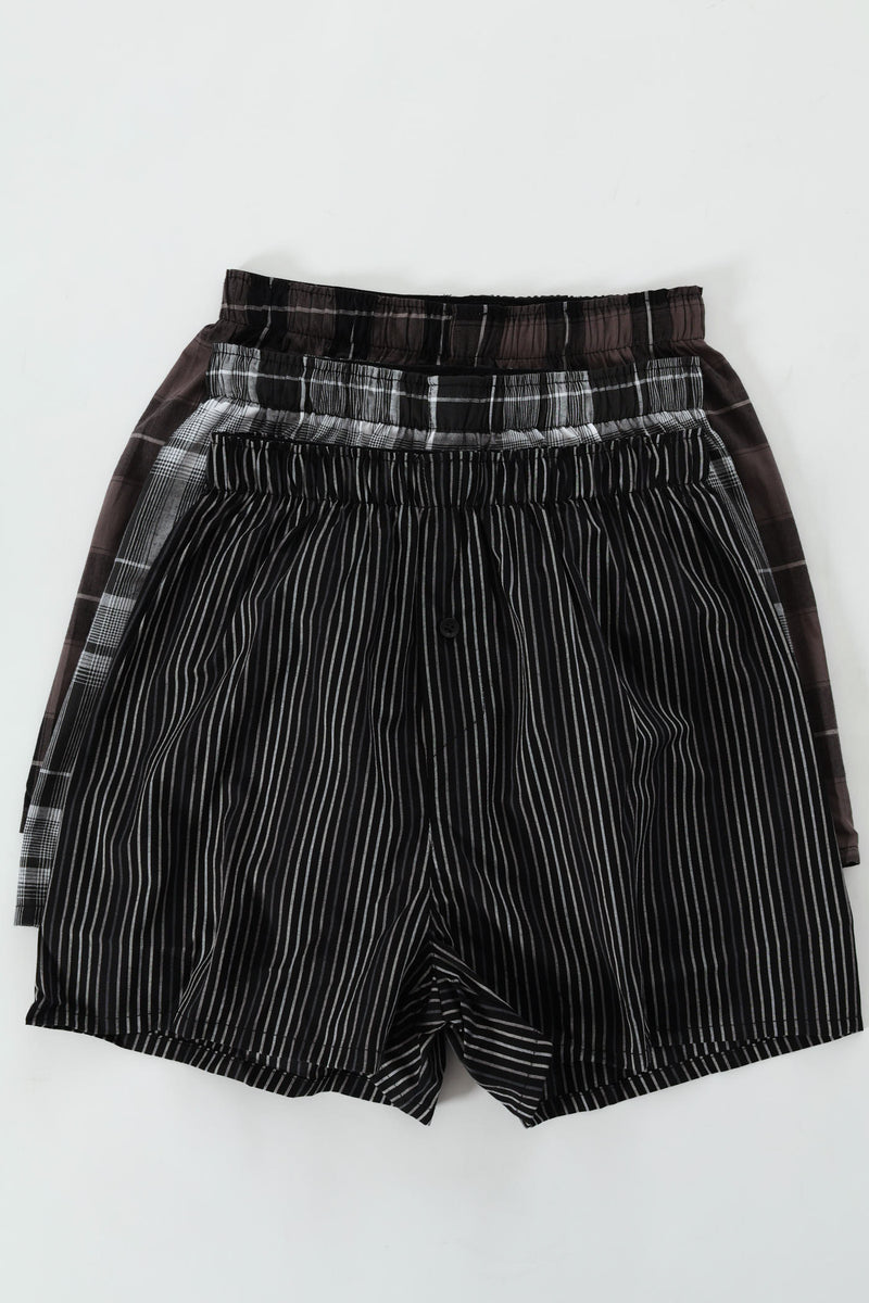 3 Pack Value Boxers - Black