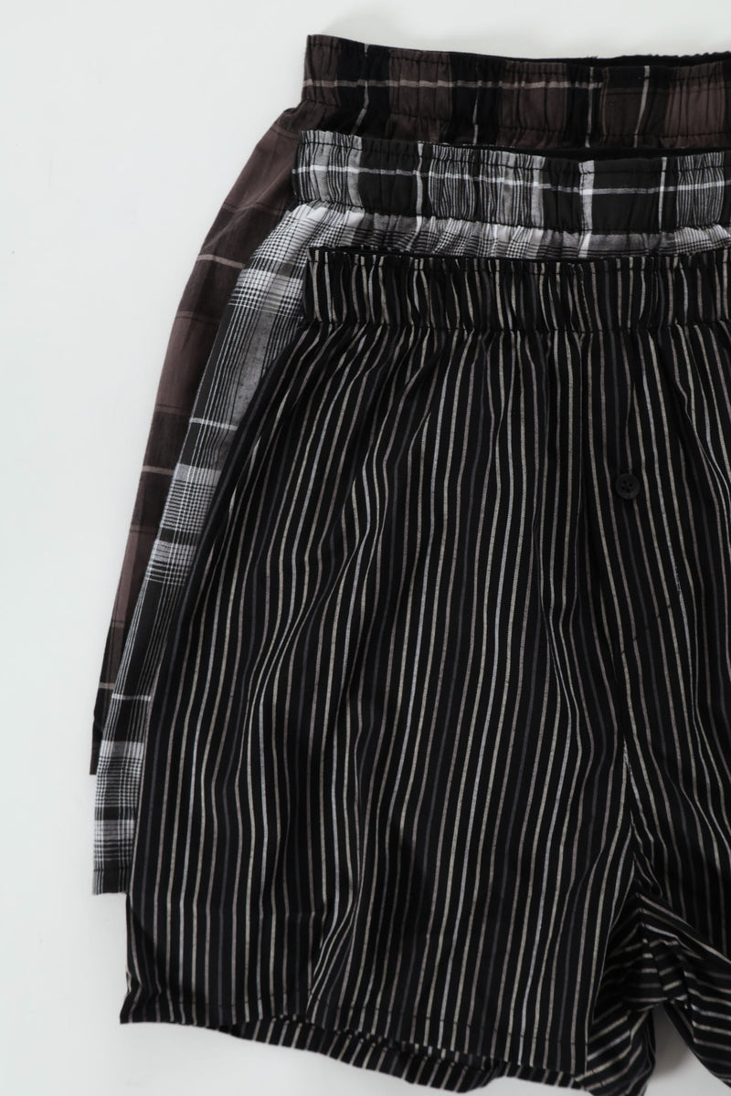 3 Pack Value Boxers - Black