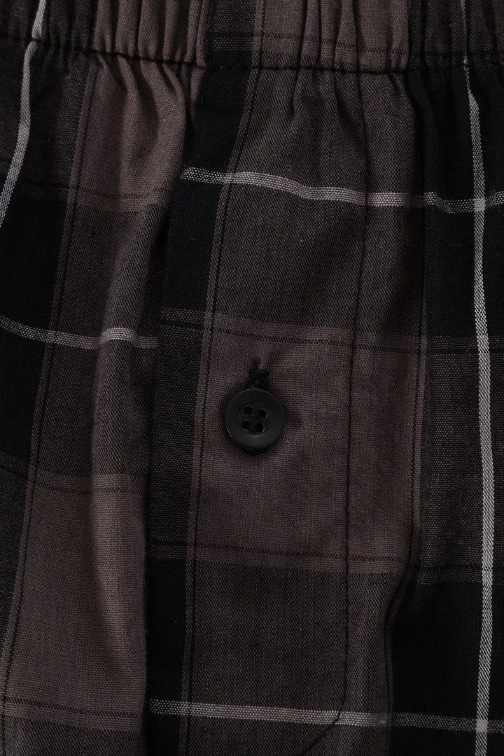 Single Fashion Woven Boxer - Black